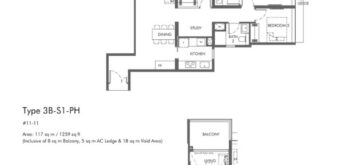 The-HILL-At-One-North-Floor-Plan-3B-S1 The-HILL-At-One-North-Floor-Plan-3B-S1