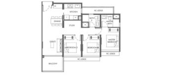 The-HILL-At-One-North-Floor-Plan-3B-S2 The-HILL-At-One-North-Floor-Plan-3B-S2