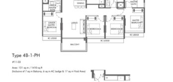 The-HILL-At-One-North-Floor-Plan-4B-1 The-HILL-At-One-North-Floor-Plan-4B-1